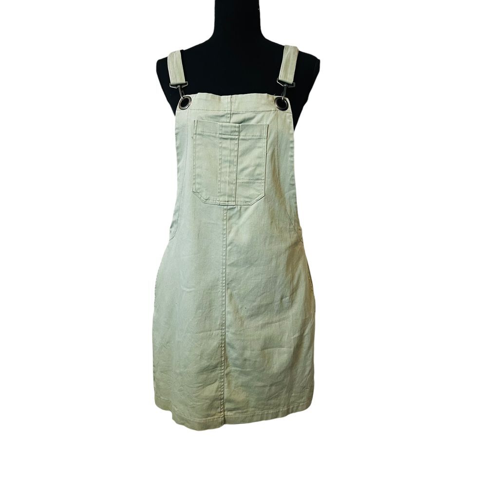 Hot Kiss Overall Dress Juniors Chest Pocket‎ Metal Hardware Young Size 9 Prep